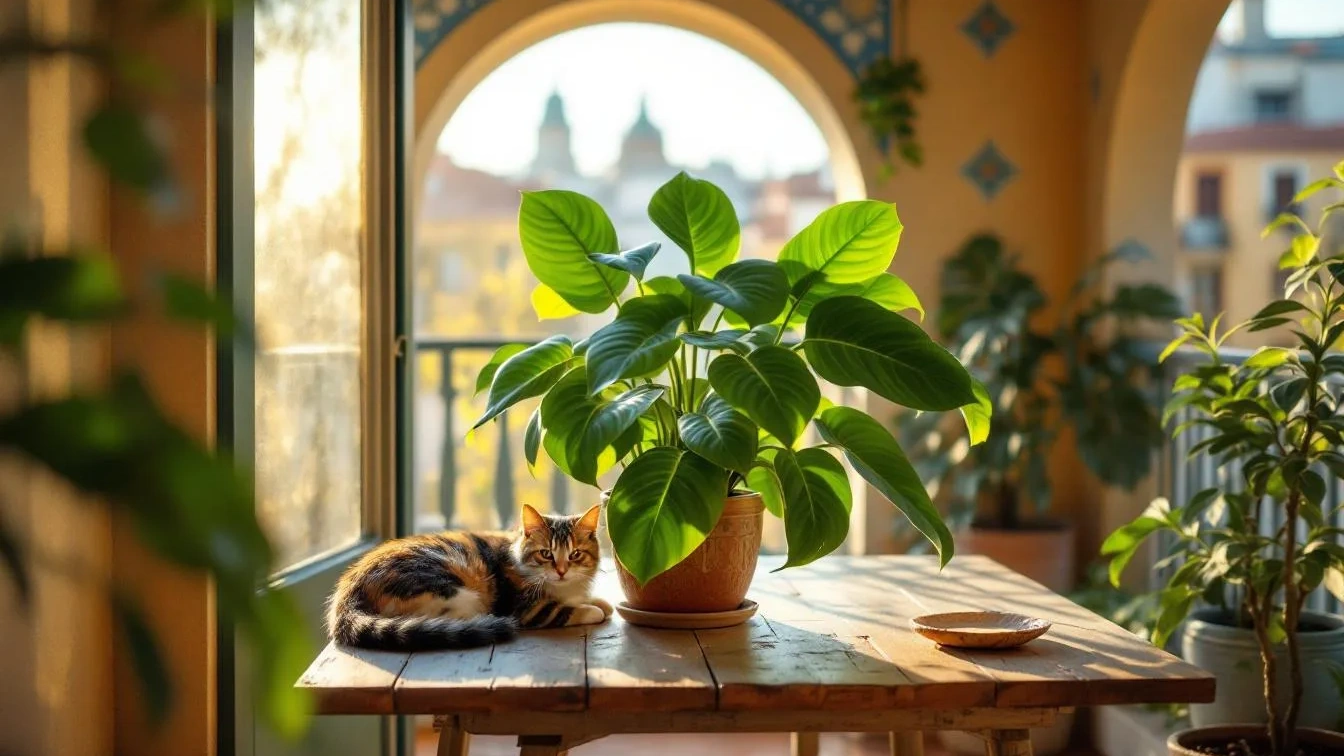 Nem cato nem suculenta, esta planta fácil faz os gatos felizes no balcão