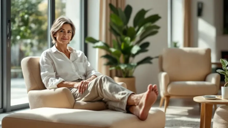 Nem exercício nem massagem, este truque deixa as pernas leves sentado