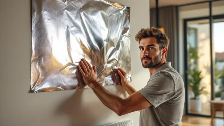 O truque do papel de alumínio atrás do radiador para espalhar o calor pela casa toda