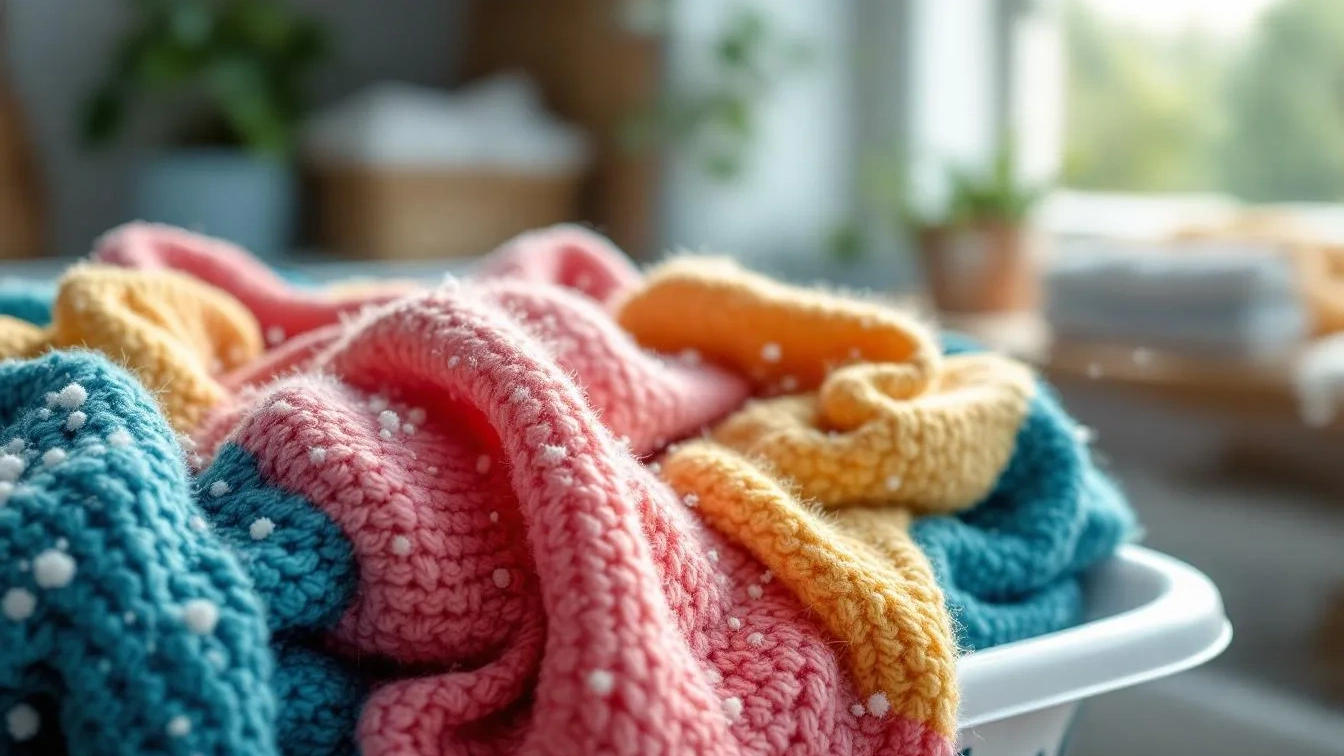 Porque as tuas roupas ainda têm peluches mesmo depois de lavadas