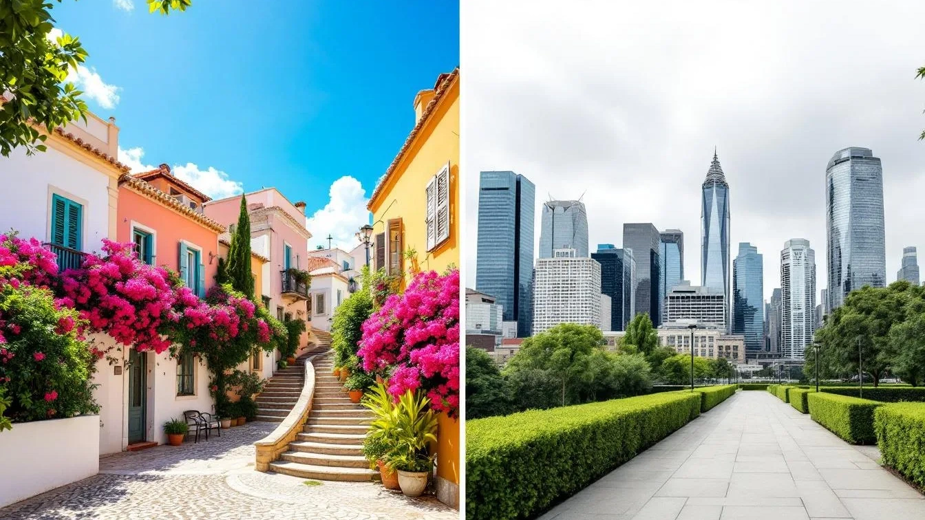 Porque é que cidades no mesmo paralelo são tão diferentes