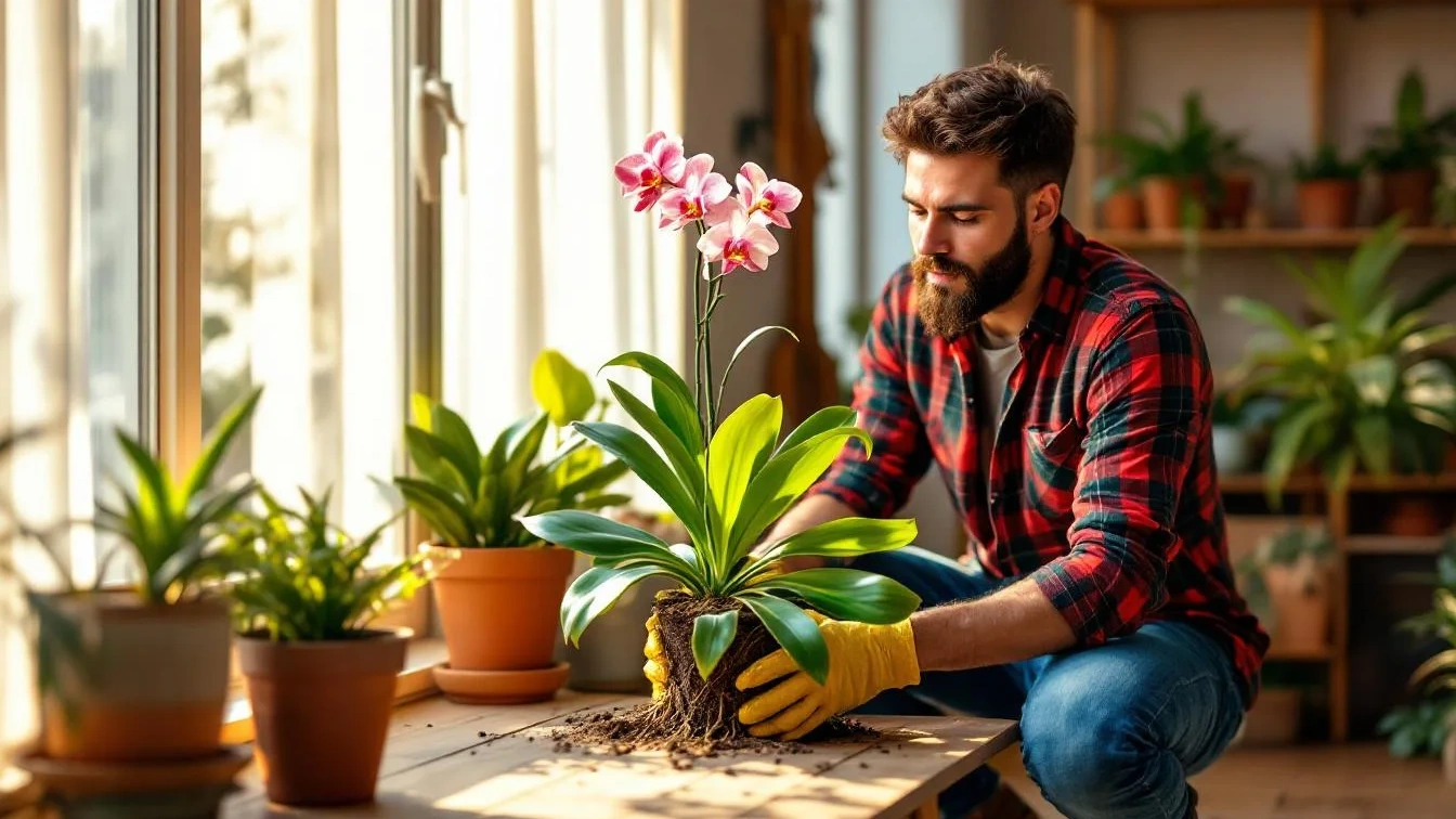 Um jardineiro revela porque a sua orquídea está parada há meses